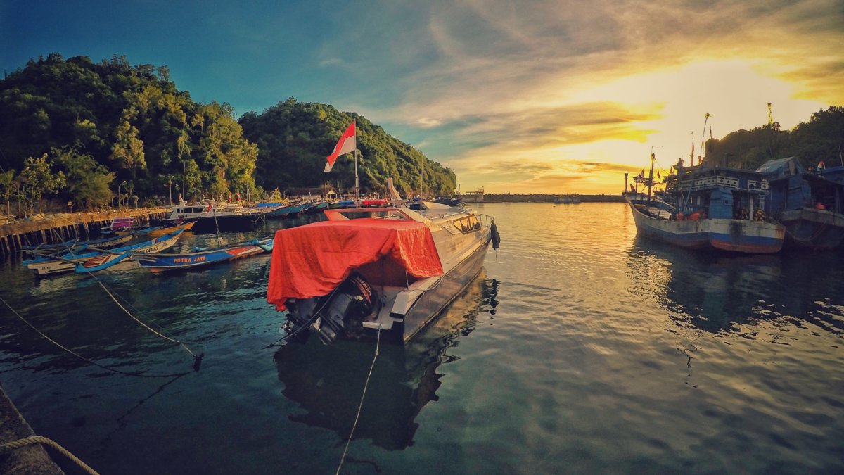 Boats at dawn