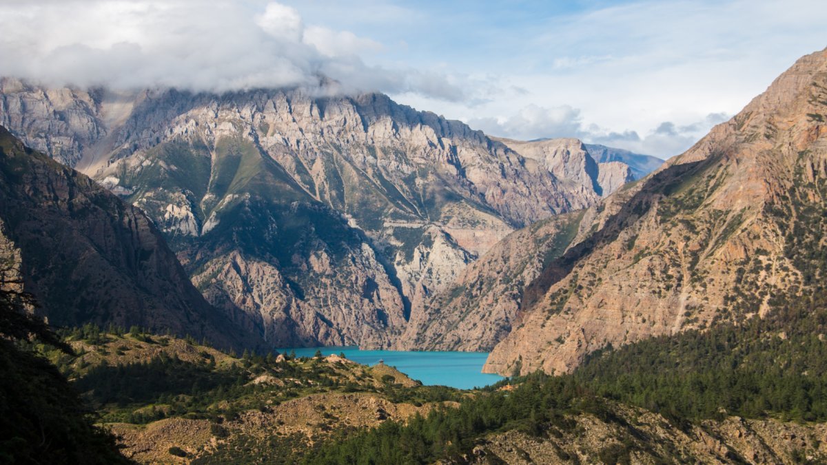 Mountain Valley in Nepal